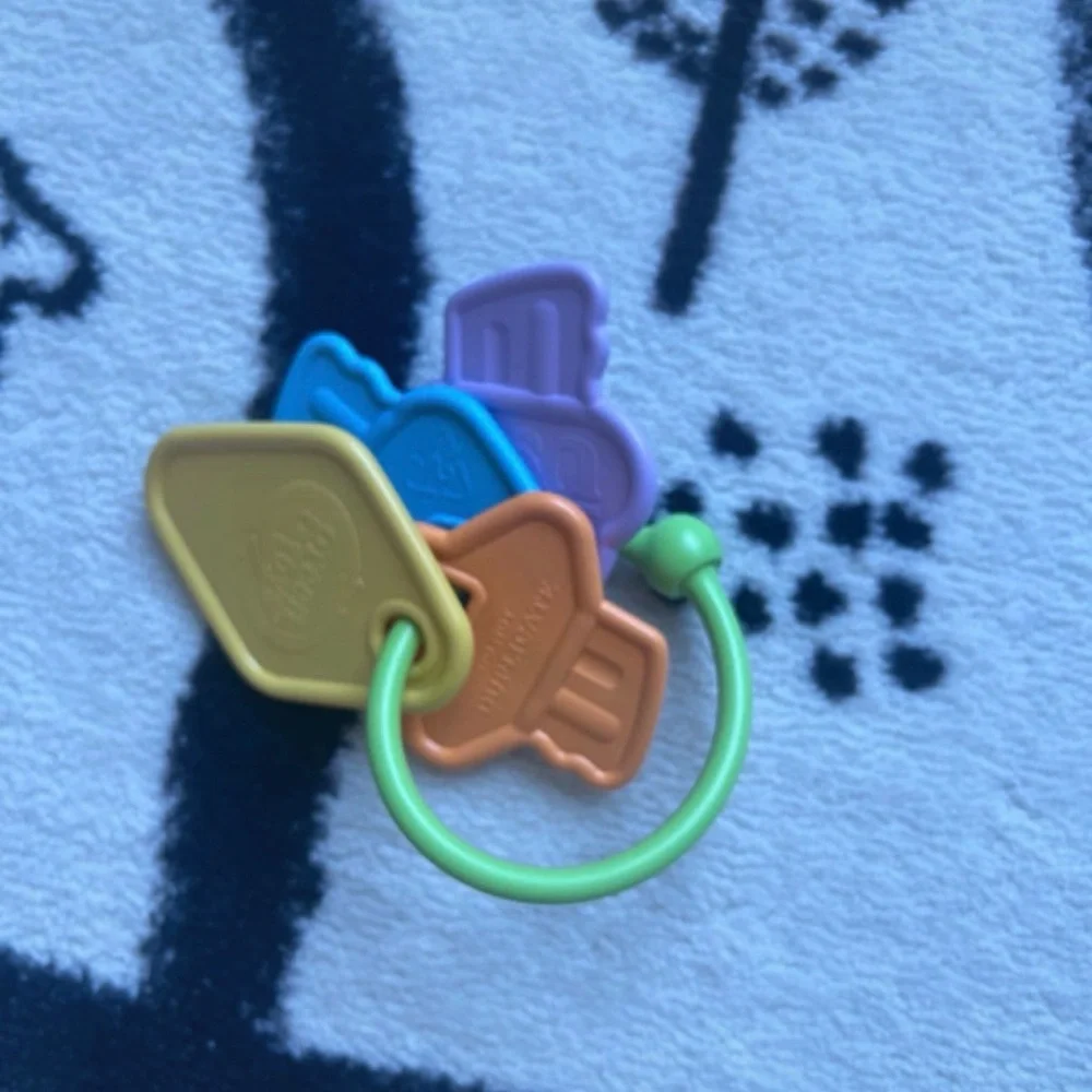 Gently Used Green Toys Rattle Keys